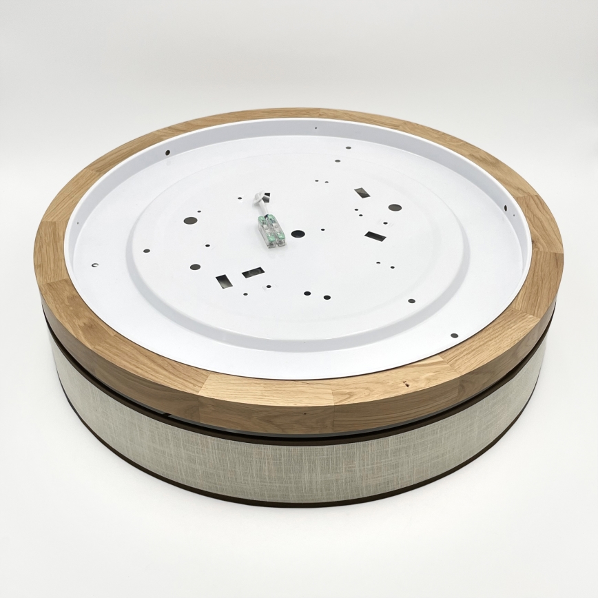 Brilagi - LED Ceiling Light BELLADONNA LED/36W/230V 50 cm cream/oak