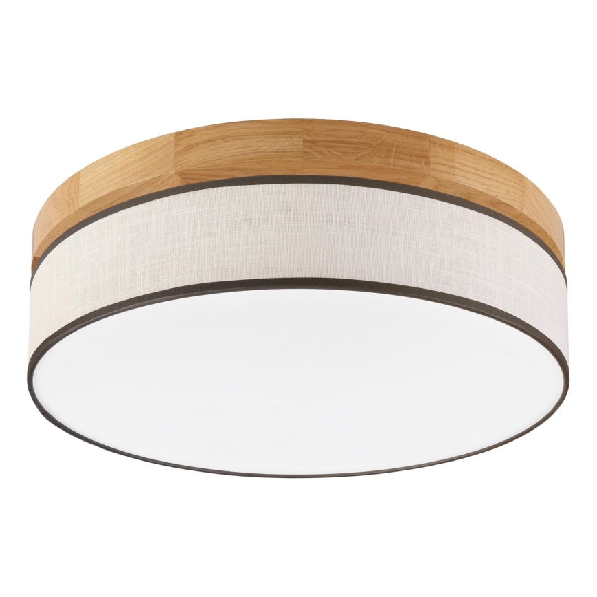 Brilagi - LED Ceiling Light BELLADONNA LED/36W/230V dia. 40 cm cream/oak