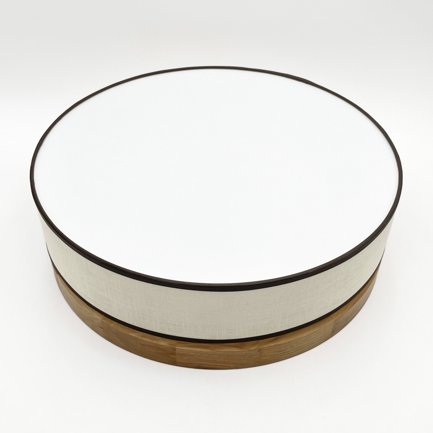 Brilagi - LED Ceiling Light BELLADONNA LED/36W/230V dia. 40 cm cream/oak