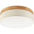 Brilagi - LED Ceiling Light BELLADONNA LED/36W/230V diameter 40 cm cream/oak