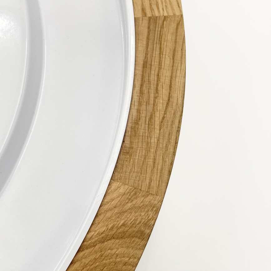 Brilagi - LED Ceiling Light BELLADONNA LED/36W/230V diameter 40 cm cream/oak