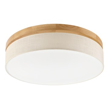 Brilagi - LED Ceiling Light BELLADONNA LED/36W/230V diameter 50 cm cream/oak