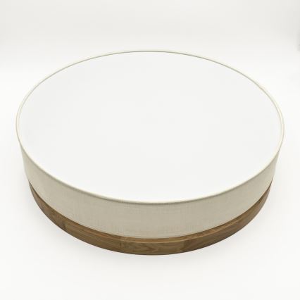 Brilagi - LED Ceiling Light BELLADONNA LED/36W/230V diameter 50 cm cream/oak