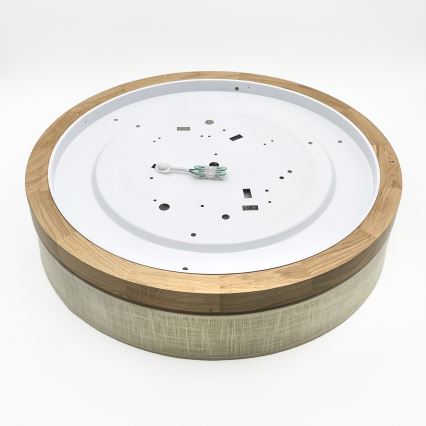 Brilagi - LED Ceiling Light BELLADONNA LED/36W/230V diameter 50 cm cream/oak