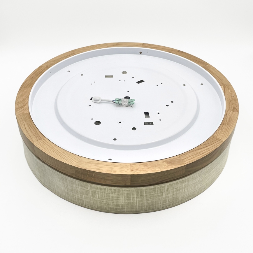 Brilagi - LED Ceiling Light BELLADONNA LED/36W/230V diameter 50 cm cream/oak