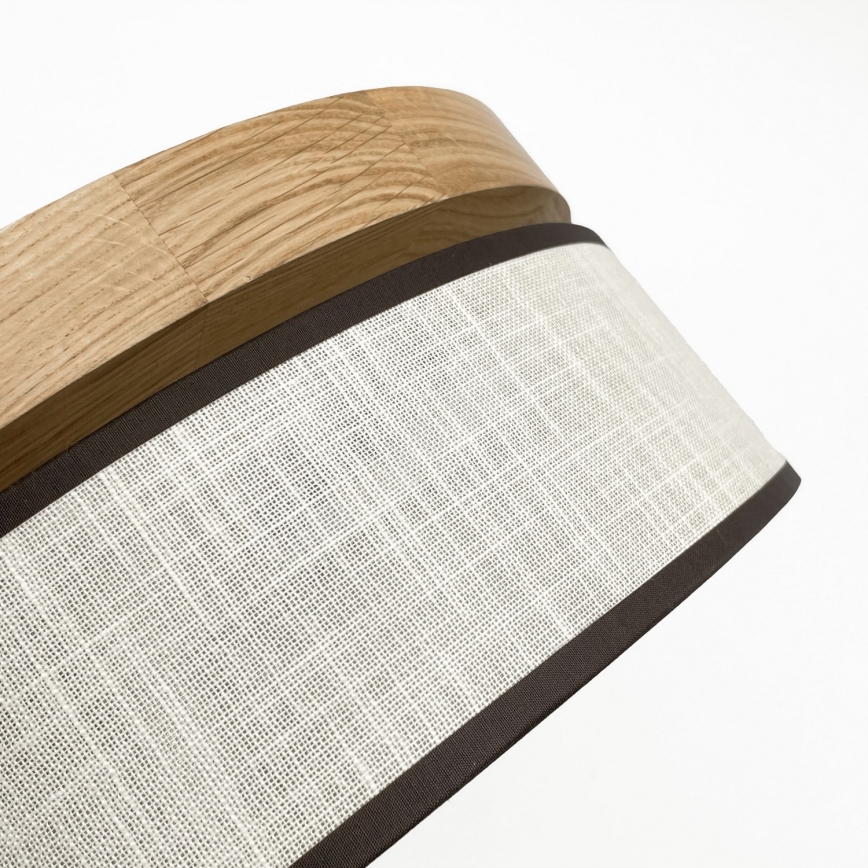 Brilagi - LED Ceiling Light BELLADONNA LED/36W/230V Ø 40 cm Cream/Oak