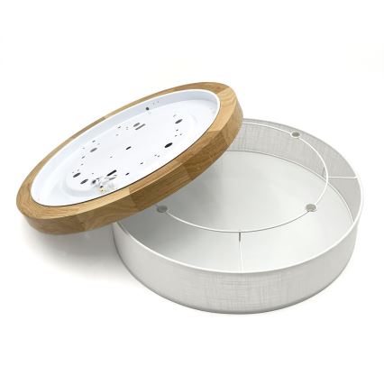 Brilagi - LED Ceiling Light BELLADONNA LED/36W/230V Ø 40 cm white/oak