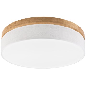 Brilagi - LED Ceiling Light BELLADONNA LED/36W/230V Ø 50 cm white/oak