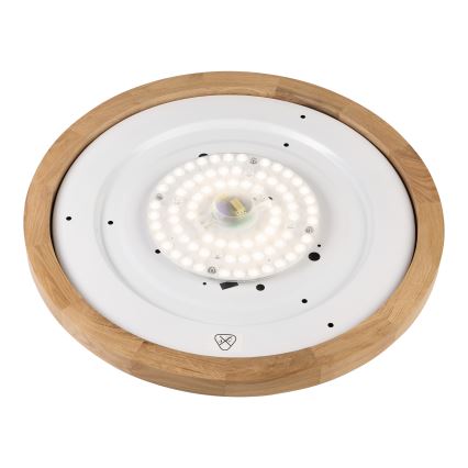 Brilagi - LED Ceiling Light BELLADONNA LED/36W/230V Ø 50 cm white/oak