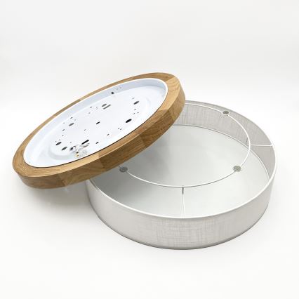 Brilagi - LED Ceiling Light BELLADONNA LED/36W/230V Ø 50 cm white/oak