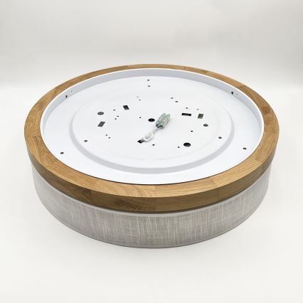 Brilagi - LED Ceiling Light BELLADONNA LED/36W/230V Ø 50 cm white/oak