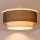 Brilagi - LED Ceiling Light BOHO ECO 1xE27/10W/230V dia. 40 cm Brown/Cream