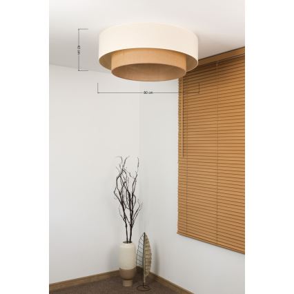 Brilagi - LED Ceiling Light BOHO STYLE 3xE27/15W/230V Ø 80 cm