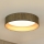 Brilagi - LED Ceiling light BOSTON ROLLER LED/24W/230V d. 45 cm straw brown/gold