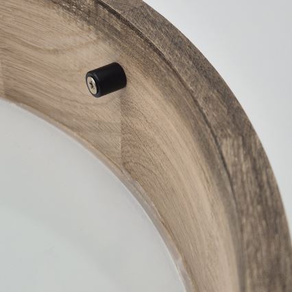 BRILAGI - LED Ceiling Light CARVALHO 1xE27/15W/230V Oak-Walnut Ø 27 cm