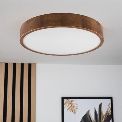 Brilagi - LED Ceiling light CARVALHO 3xE27/60W/230V oak cherry d. 47 cm