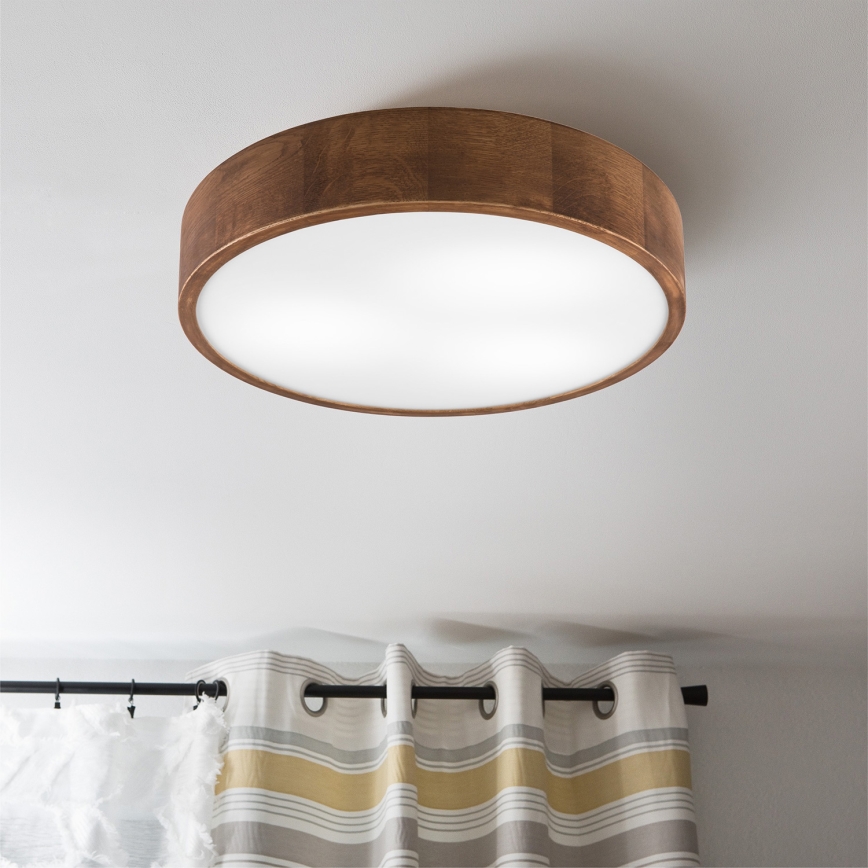 Brilagi - LED Ceiling light CARVALHO 3xE27/60W/230V oak cherry d. 47 cm