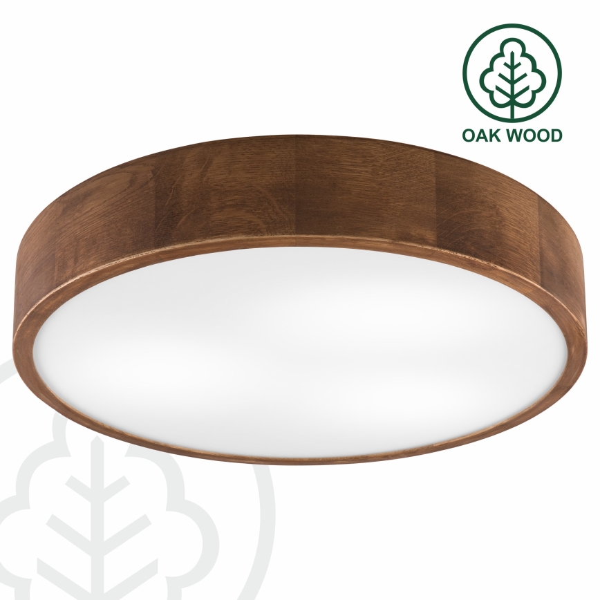 Brilagi - LED Ceiling light CARVALHO 3xE27/60W/230V oak cherry d. 47 cm