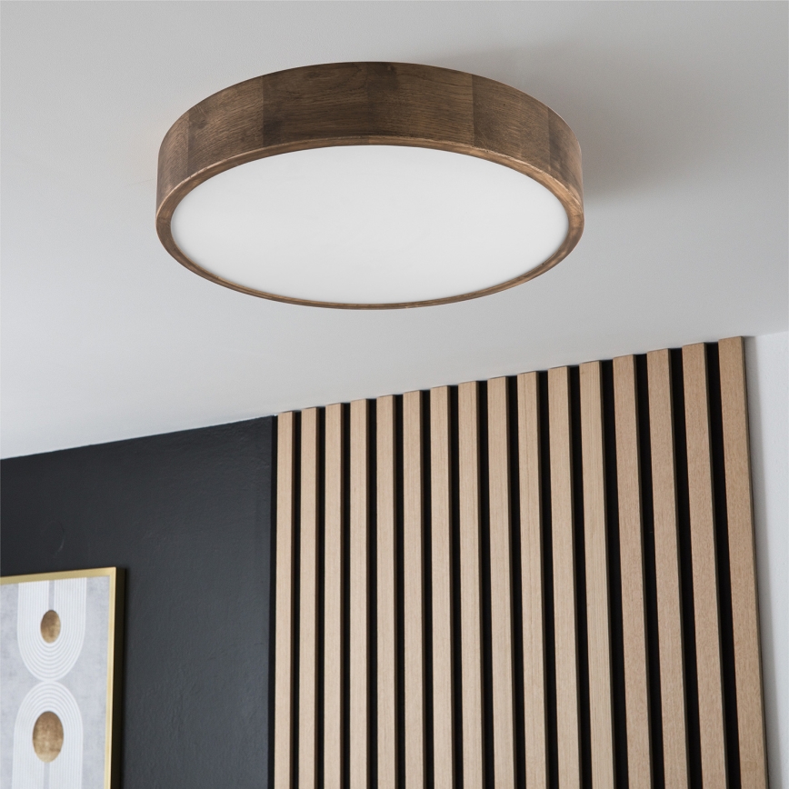 Brilagi - LED Ceiling light CARVALHO 3xE27/60W/230V oak walnut d. 47 cm