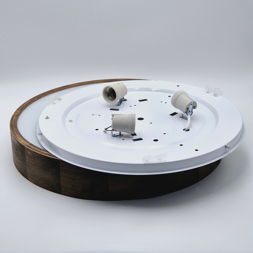 Brilagi - LED Ceiling light CARVALHO 3xE27/60W/230V oak walnut d. 47 cm