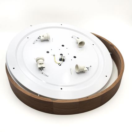 Brilagi - LED Ceiling Light CARVALHO 4xE27/60W/230V oak cherry Ø 57.5 cm