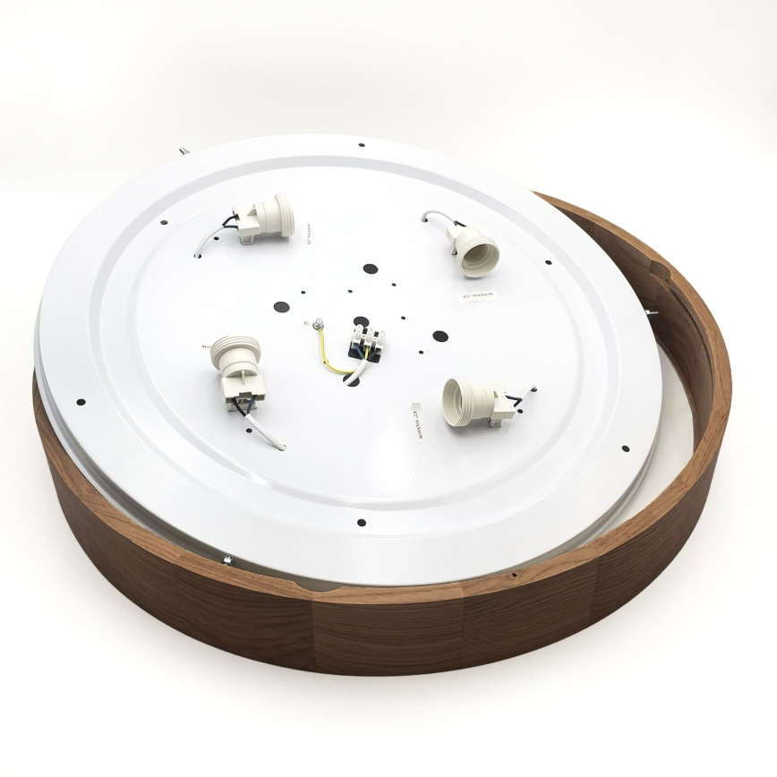 Brilagi - LED Ceiling Light CARVALHO 4xE27/60W/230V oak cherry Ø 57.5 cm