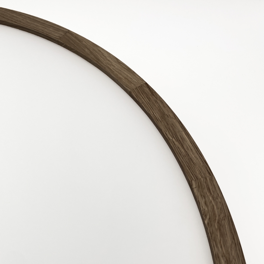 Brilagi - LED ceiling light CARVALHO 4xE27/60W/230V oak-walnut Ø 57.5 cm