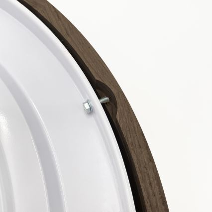 Brilagi - LED ceiling light CARVALHO 4xE27/60W/230V oak-walnut Ø 57.5 cm