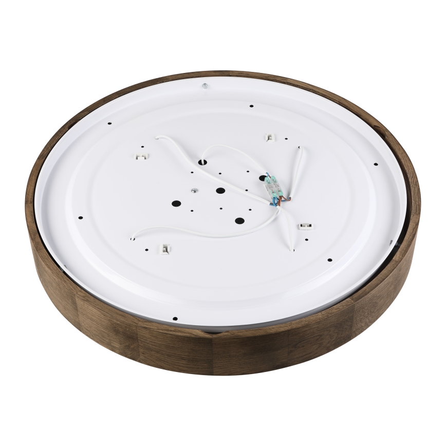 Brilagi - LED ceiling light CARVALHO 4xE27/60W/230V oak-walnut Ø 57.5 cm