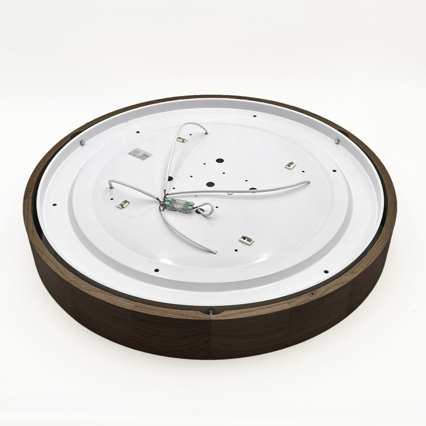 Brilagi - LED ceiling light CARVALHO 4xE27/60W/230V oak-walnut Ø 57.5 cm