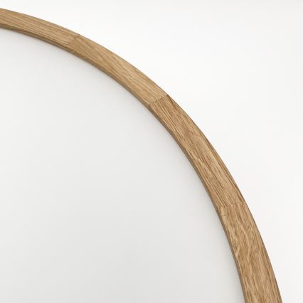 Brilagi - LED Ceiling Light CARVALHO 4xE27/60W/230V Oak Ø 57.5 cm