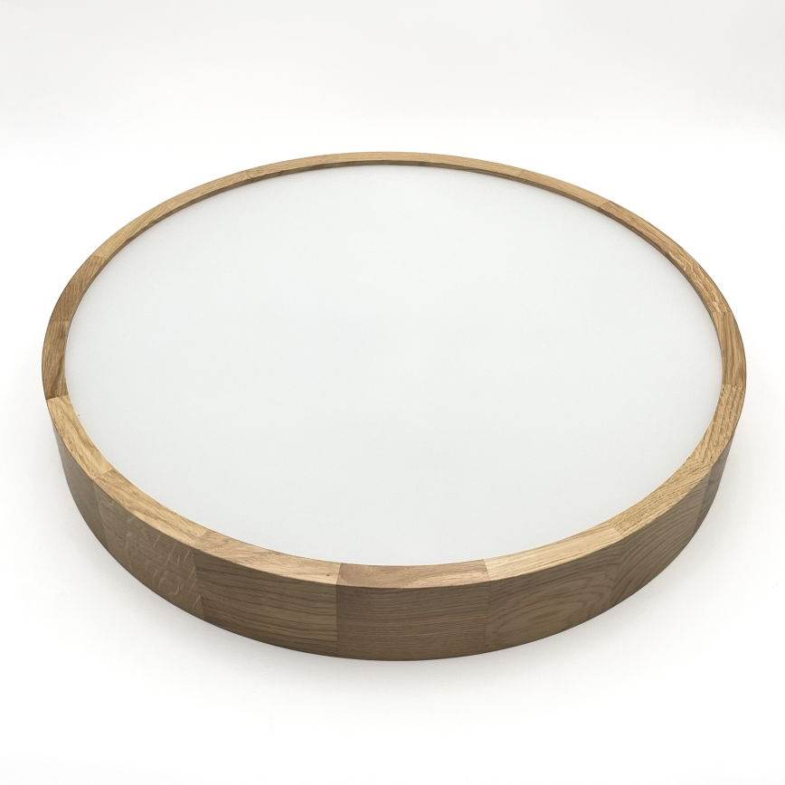 Brilagi - LED Ceiling Light CARVALHO 4xE27/60W/230V Oak Ø 57.5 cm