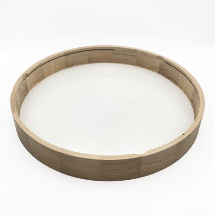 Brilagi - LED Ceiling Light CARVALHO 4xE27/60W/230V Oak Ø 57.5 cm