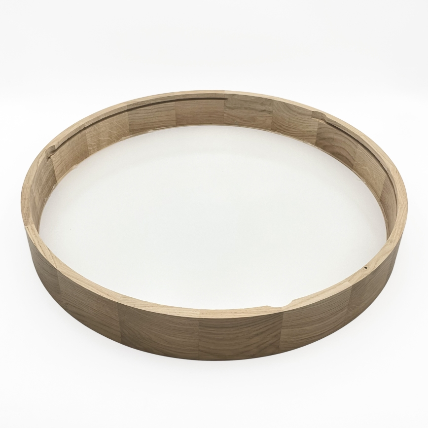 Brilagi - LED Ceiling Light CARVALHO 4xE27/60W/230V Oak Ø 57.5 cm