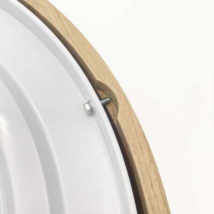 Brilagi - LED Ceiling Light CARVALHO 4xE27/60W/230V Oak Ø 57.5 cm
