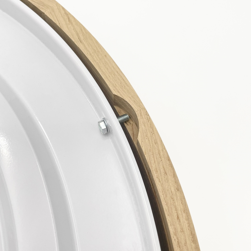 Brilagi - LED Ceiling Light CARVALHO 4xE27/60W/230V Oak Ø 57.5 cm