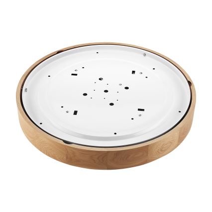 Brilagi - LED Ceiling Light CARVALHO 4xE27/60W/230V Oak Ø 57.5 cm