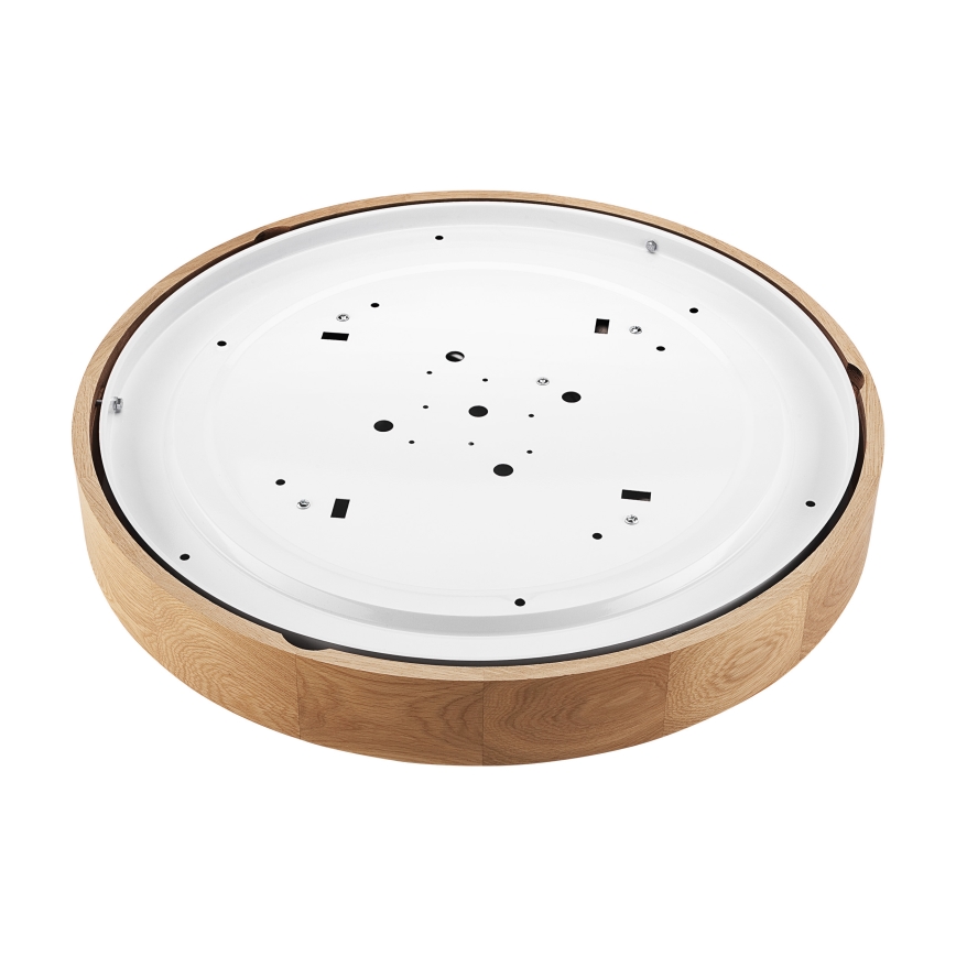 Brilagi - LED Ceiling Light CARVALHO 4xE27/60W/230V Oak Ø 57.5 cm