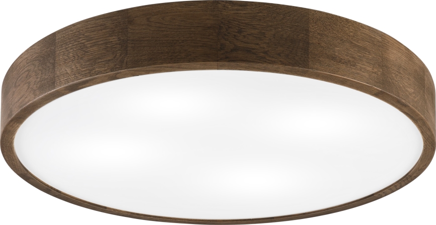 Brilagi - LED Ceiling Light CARVALHO 4xE27/60W/230V walnut ø 57.5 cm