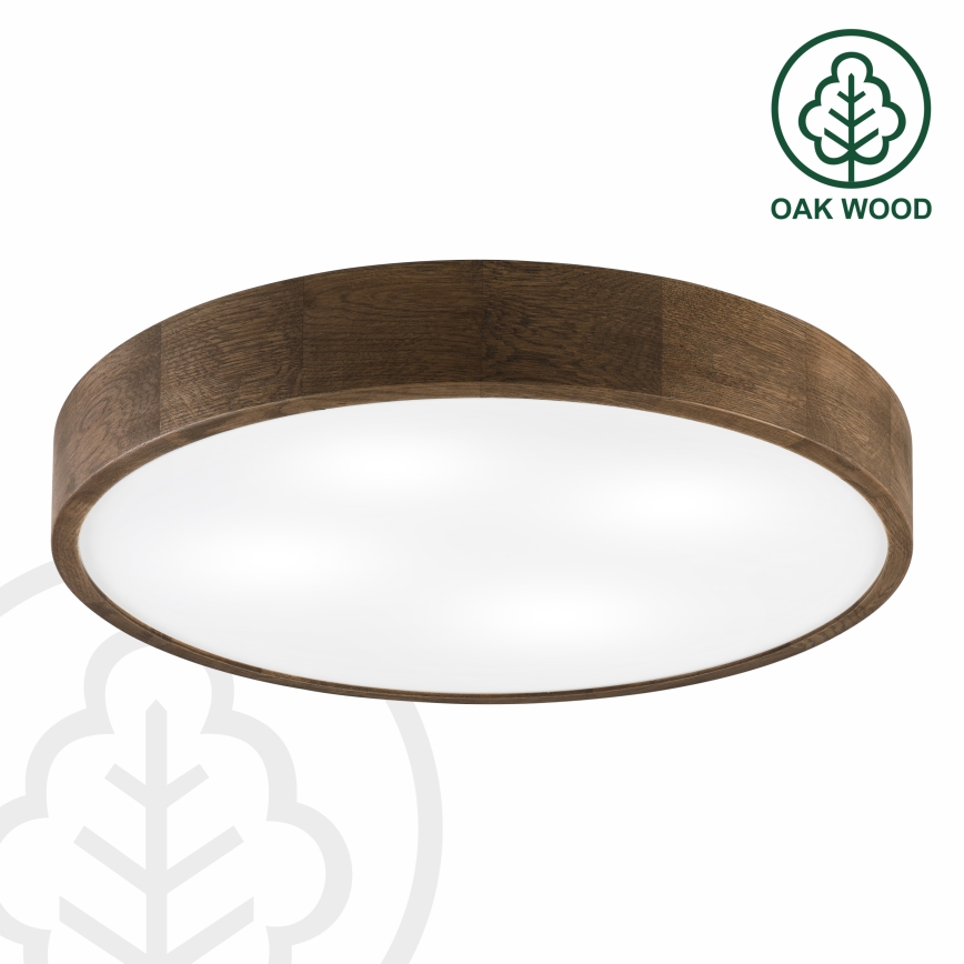 Brilagi - LED Ceiling Light CARVALHO 4xE27/60W/230V walnut ø 57.5 cm