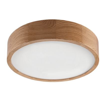 Brilagi - LED Ceiling Light CARVALHO LED/36W/230V, Oak, Ø 37.5 cm
