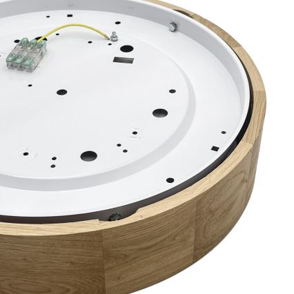 Brilagi - LED Ceiling Light CARVALHO LED/36W/230V, Oak, Ø 37.5 cm