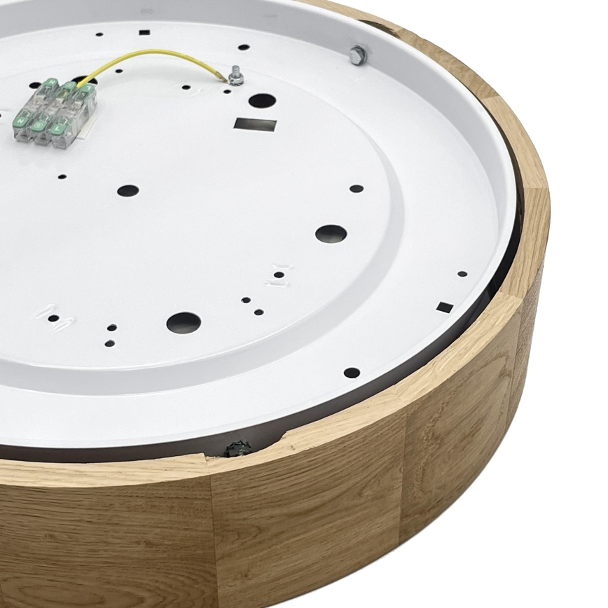 Brilagi - LED Ceiling Light CARVALHO LED/36W/230V, Oak, Ø 37.5 cm