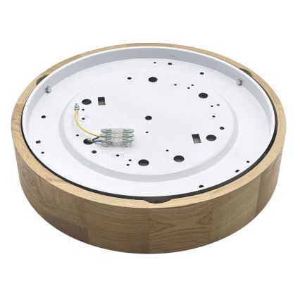 Brilagi - LED Ceiling Light CARVALHO LED/36W/230V, Oak, Ø 37.5 cm