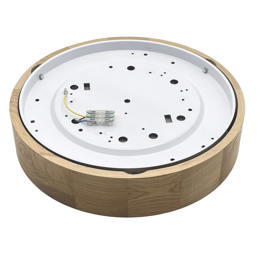 Brilagi - LED Ceiling Light CARVALHO LED/36W/230V, Oak, Ø 37.5 cm