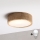 Brilagi - LED Ceiling Light CARVALHO MODERN 1xE27/60W/230V Ø 27.5 cm Oak