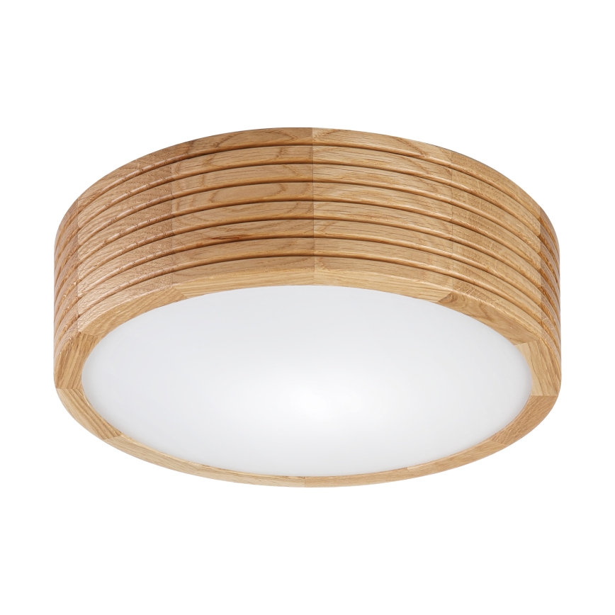 Brilagi - LED Ceiling Light CARVALHO MODERN 1xE27/60W/230V Ø 27.5 cm Oak
