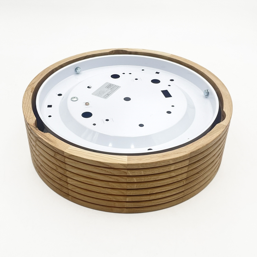 Brilagi - LED Ceiling Light CARVALHO MODERN 1xE27/60W/230V Ø 27.5 cm Oak