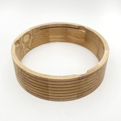 Brilagi - LED Ceiling Light CARVALHO MODERN 1xE27/60W/230V Ø 27.5 cm Oak