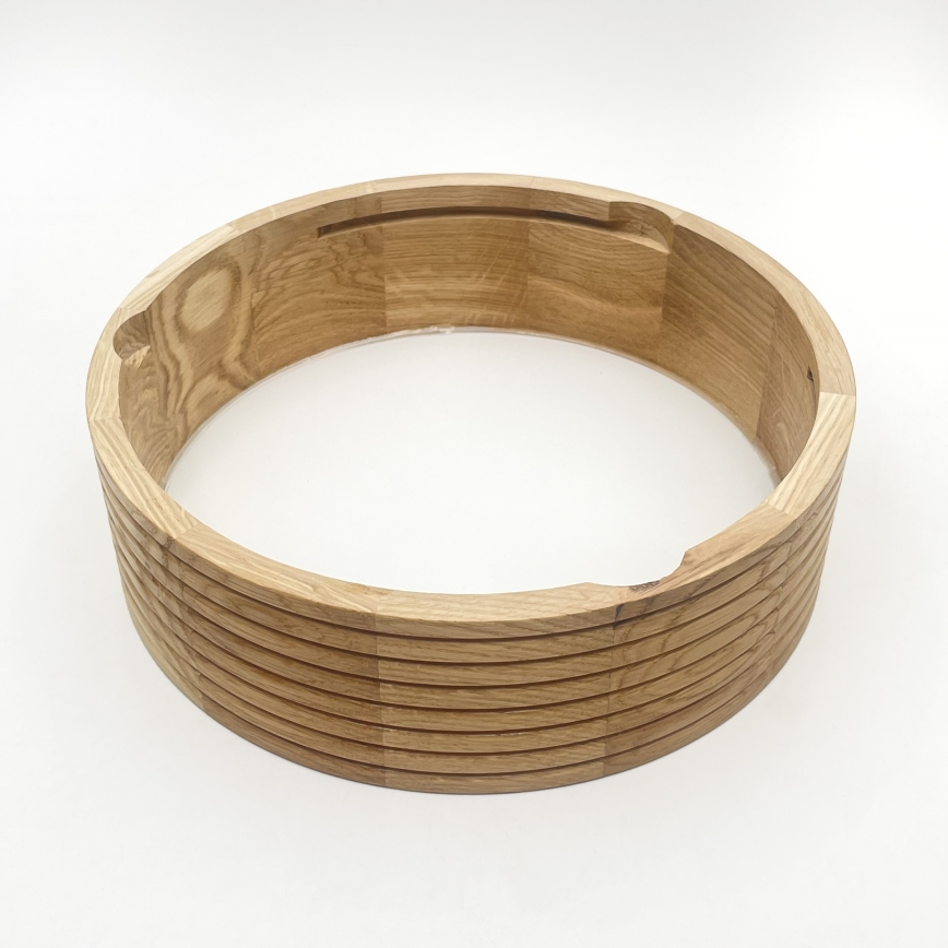 Brilagi - LED Ceiling Light CARVALHO MODERN 1xE27/60W/230V Ø 27.5 cm Oak